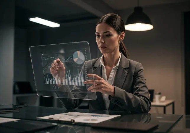 Businesswoman Analyzing Data 1 X - Audit Data Analytics Certification study guide