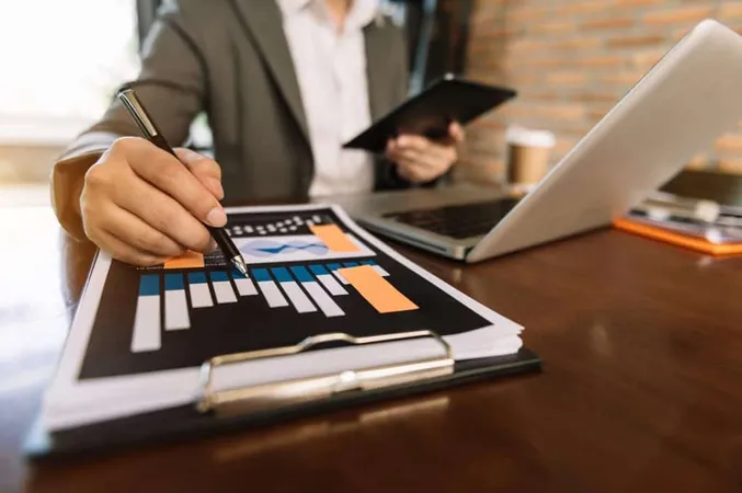 Businessman Hand Working With New Modern Computer Writing Notepad Strategy Diagram As Concept Morning Light X - Advanced Placement Statistics Exam study guide