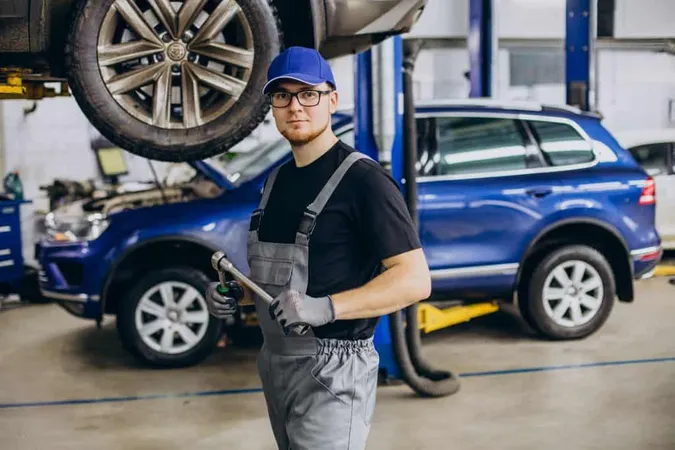 Car Mechanist Making Car Service X - ASE-Certified Mechanics study guide