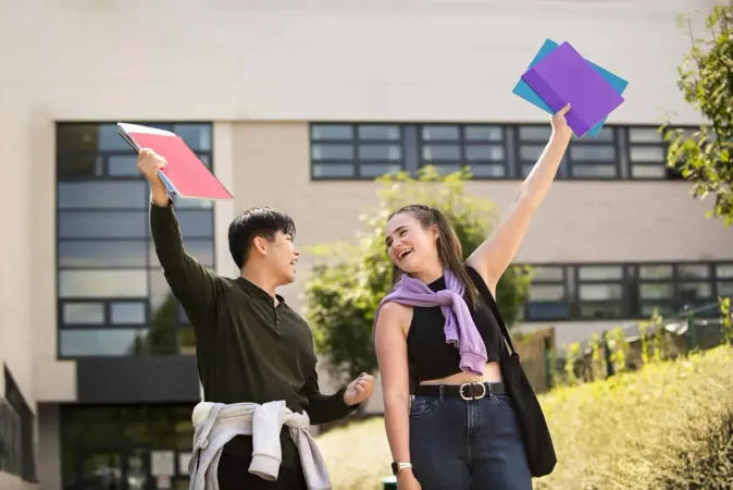 College Students Cramming Outdoor - Australian Tertiary Admission Rank study guide