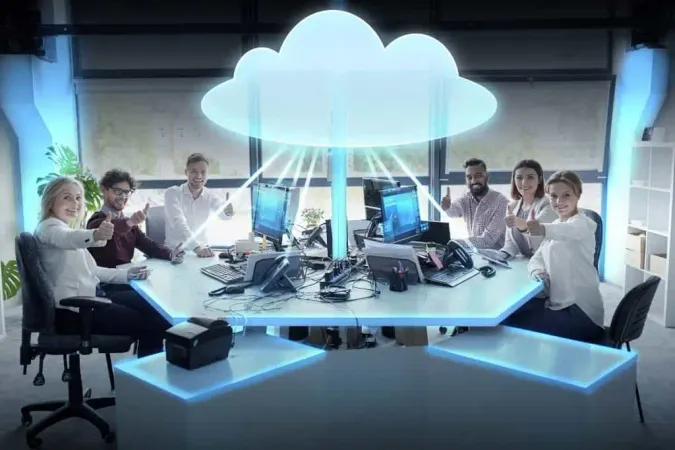 Cloud Computing Future Technology People Concept Business Team With Tablet Pc Computers Showing Thumbs Up Office X - Certified Solutions Architect Exam study guide