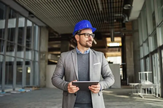 Supervisor Standing Building Construction Process Holding Tablet Checking Works - Certified Construction Manager study guide
