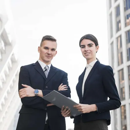 Modern Businessman Businesswoman X - Certified Bank Auditor study guide