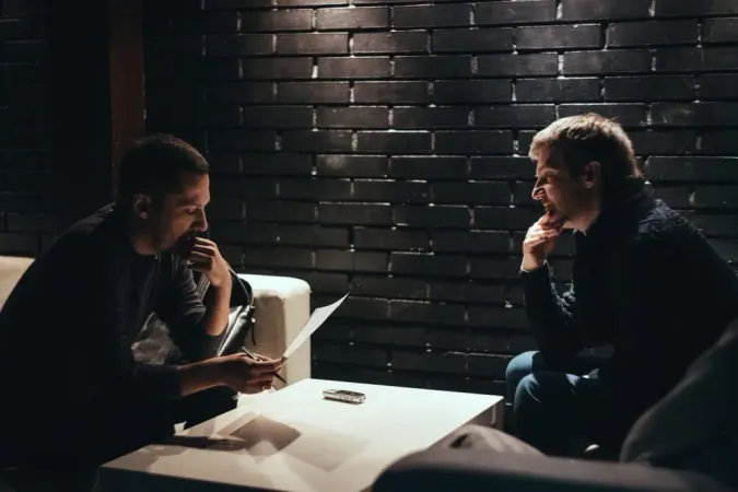 Men Having Discussion While Sitting Table X - Certified Forensic Counselor study guide