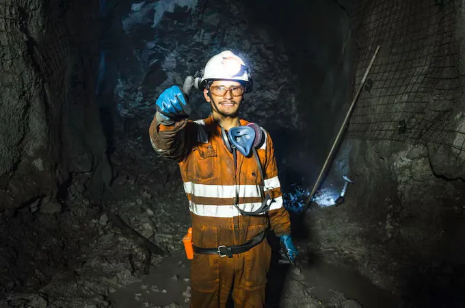 Portrait Man Standing Tunnel - Certified Mine Safety Professional study guide