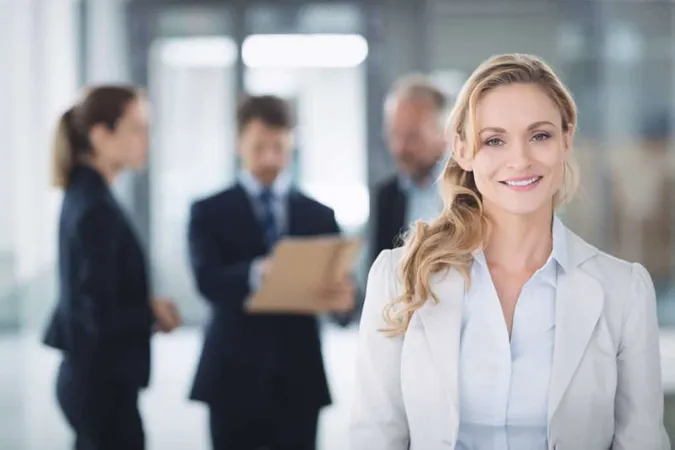 Portrait Confident Businesswoman X - Chartered Professional in Human Resources study guide