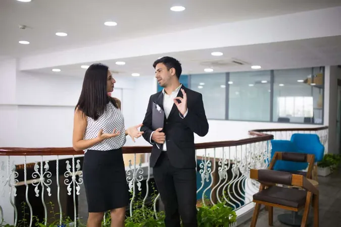 Portrait Happy Young Colleagues Partners Talking Hall X - Certified Venue Executive study guide
