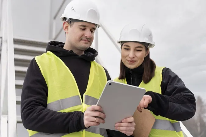 Medium Shot Smiley Engineers With Tablet X - Engineer Intern Certification study guide