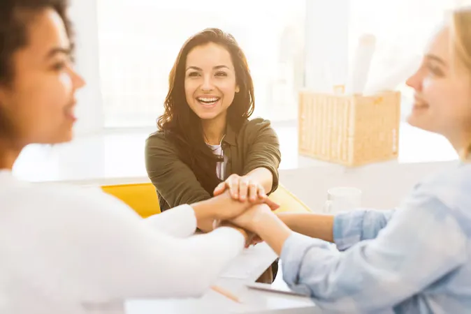 Smiley Business Womens Shaking Hands 23 - National Board for Certified Counselors study guide