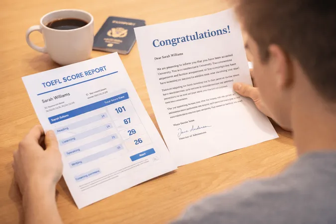 Toefl Test Day - TOEFL study guide