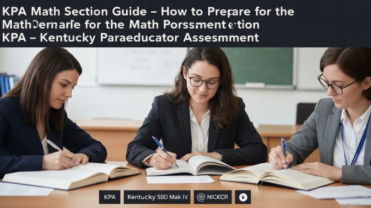 KPA Math Section Guide — How to Prepare for the Math Portion